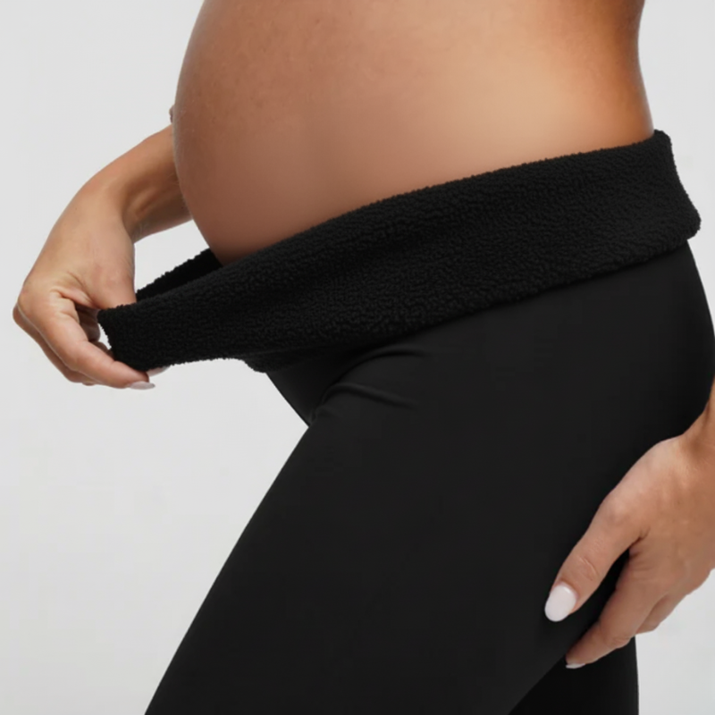 Gefütterte Thermo-Schwangerschaftsleggings