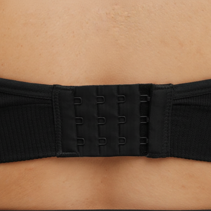 Nahtloser Still-BH ohne Bügel und mit Stillclip in Schwarz