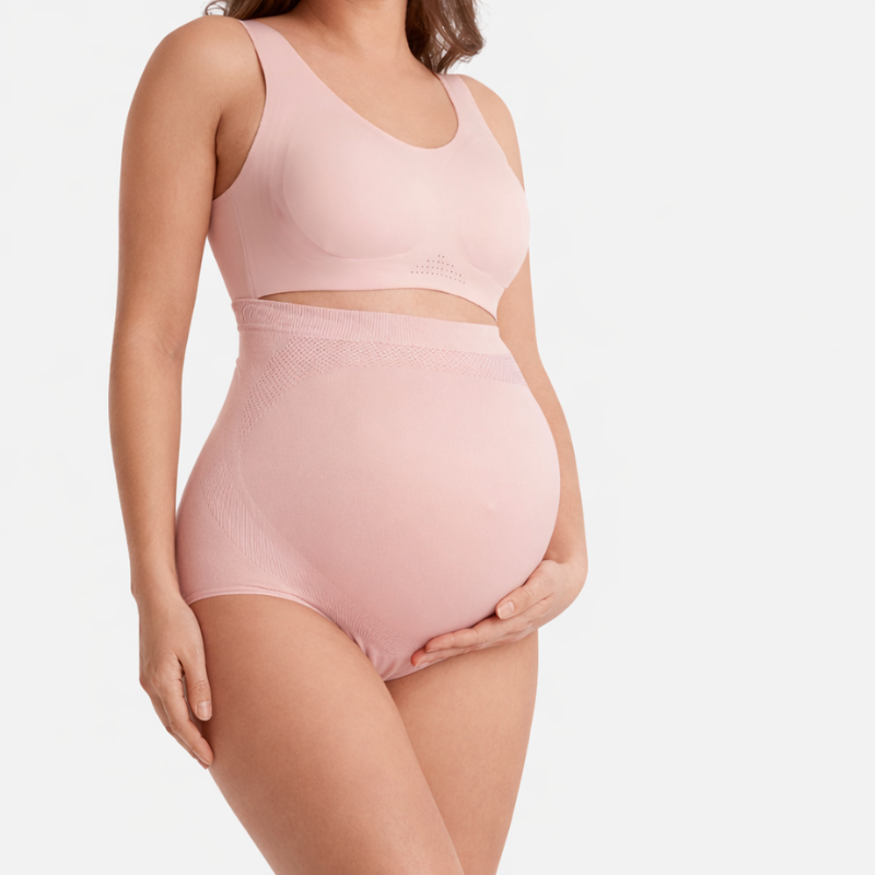 Nahtloser High-Waist-Schwangerschafts-Slip
