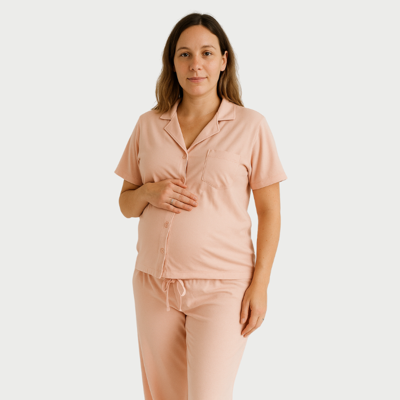 3-teiliges Umstands-Pyjama-Set