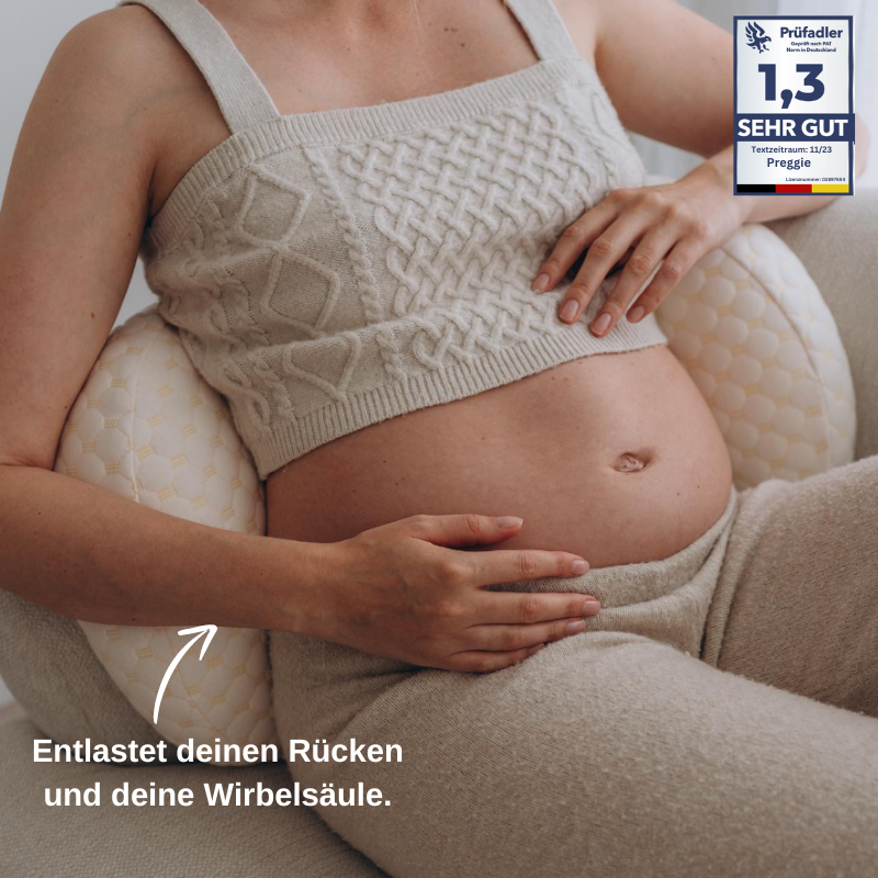 Schwangerschaftskissen U-Form für besseren Schlaf in der Schwangerschaft